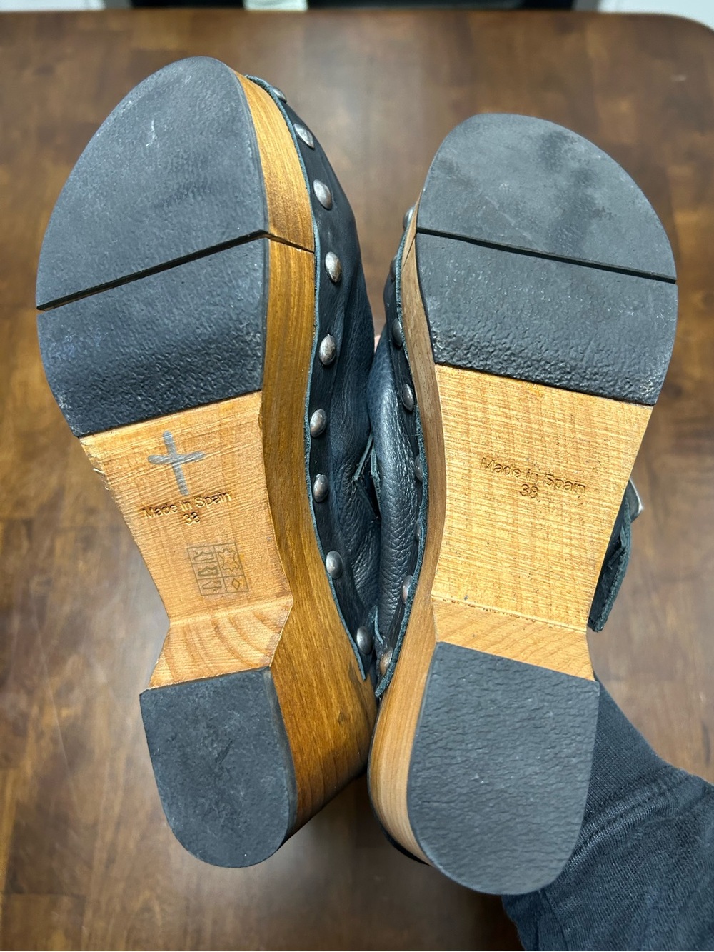 Free People Culver City Clogs in Black US 8 or EU 38 - Picture 12 of 12